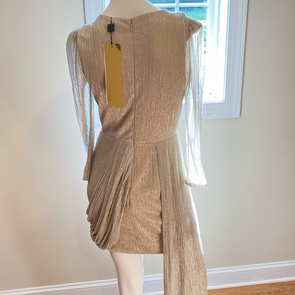 PATBO Lurex Draped Mini Dress. Size 4. $595 - Picture 10 of 10